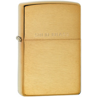 Зажигалка Zippo Classic Brushed, золотистая, фото 1
