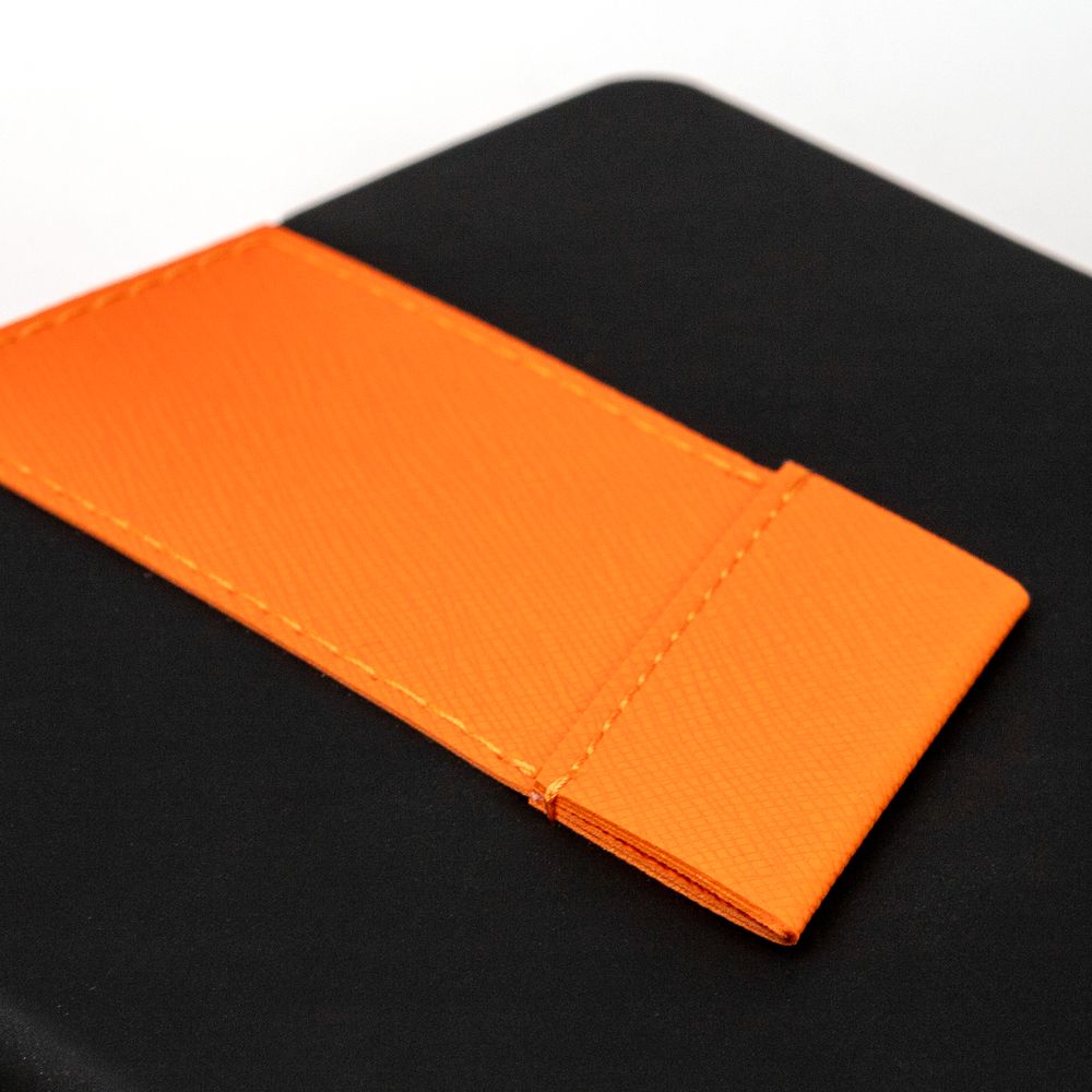 Ежедневник Bookmark, недатированный, черный с оранжевым, фото 5