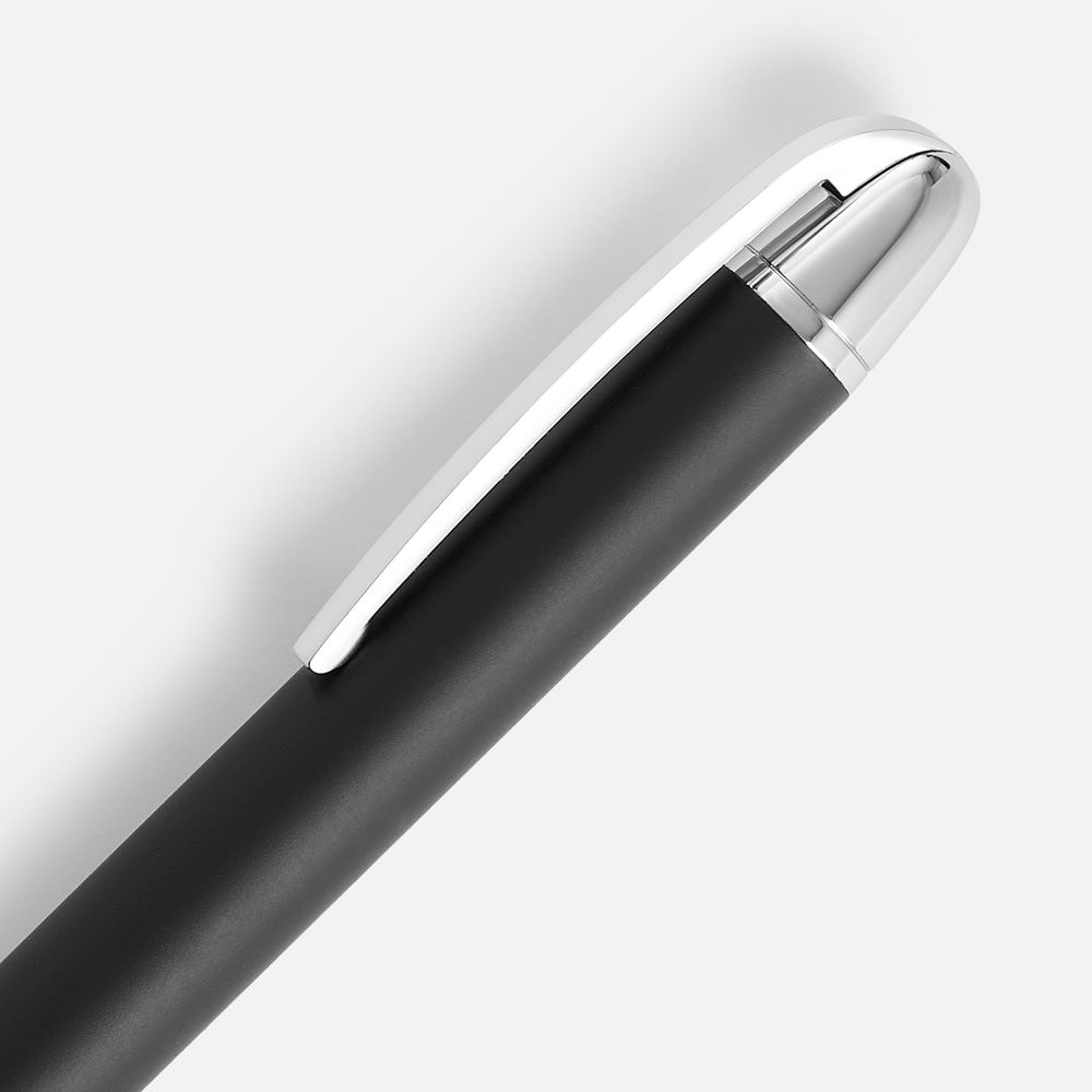 Ручка шариковая Arc Soft Touch, черная, фото 3