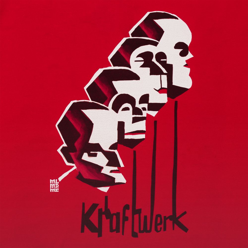 Футболка «Меламед. Kraftwerk», красная, фото 3