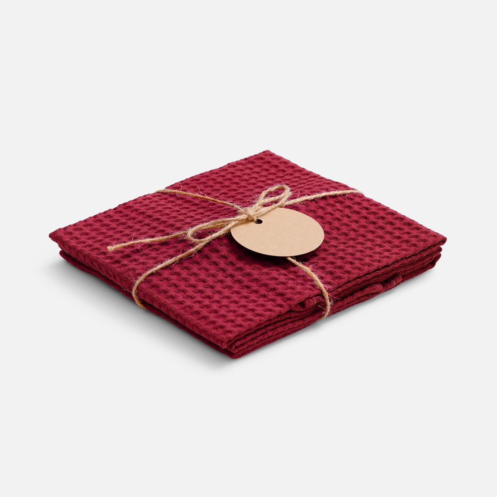 Набор кухонных полотенец Good Wipe, красный