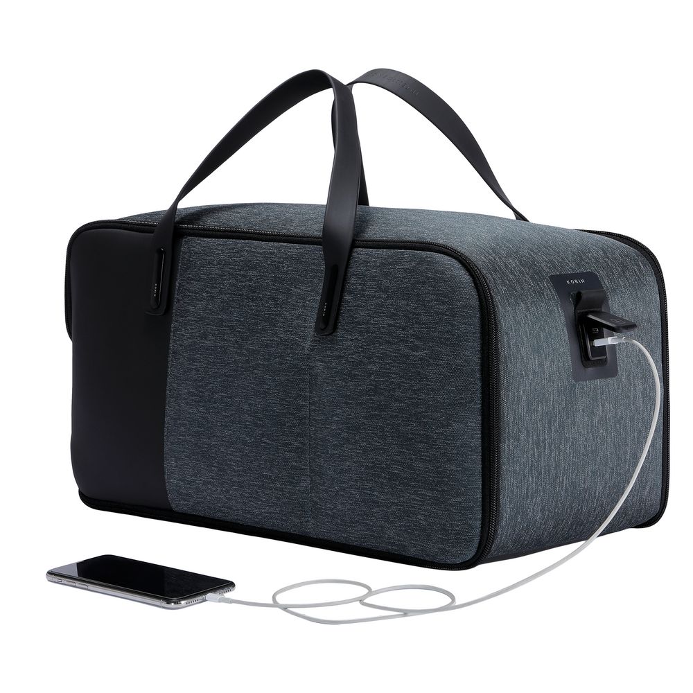 Дорожная сумка FlexPack Go, темно-серая, фото 2
