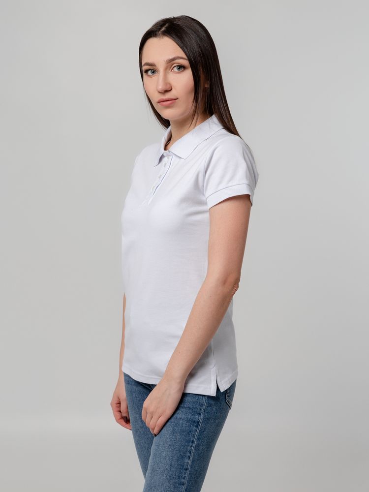 Рубашка поло женская Virma Premium Lady, белая, фото 6