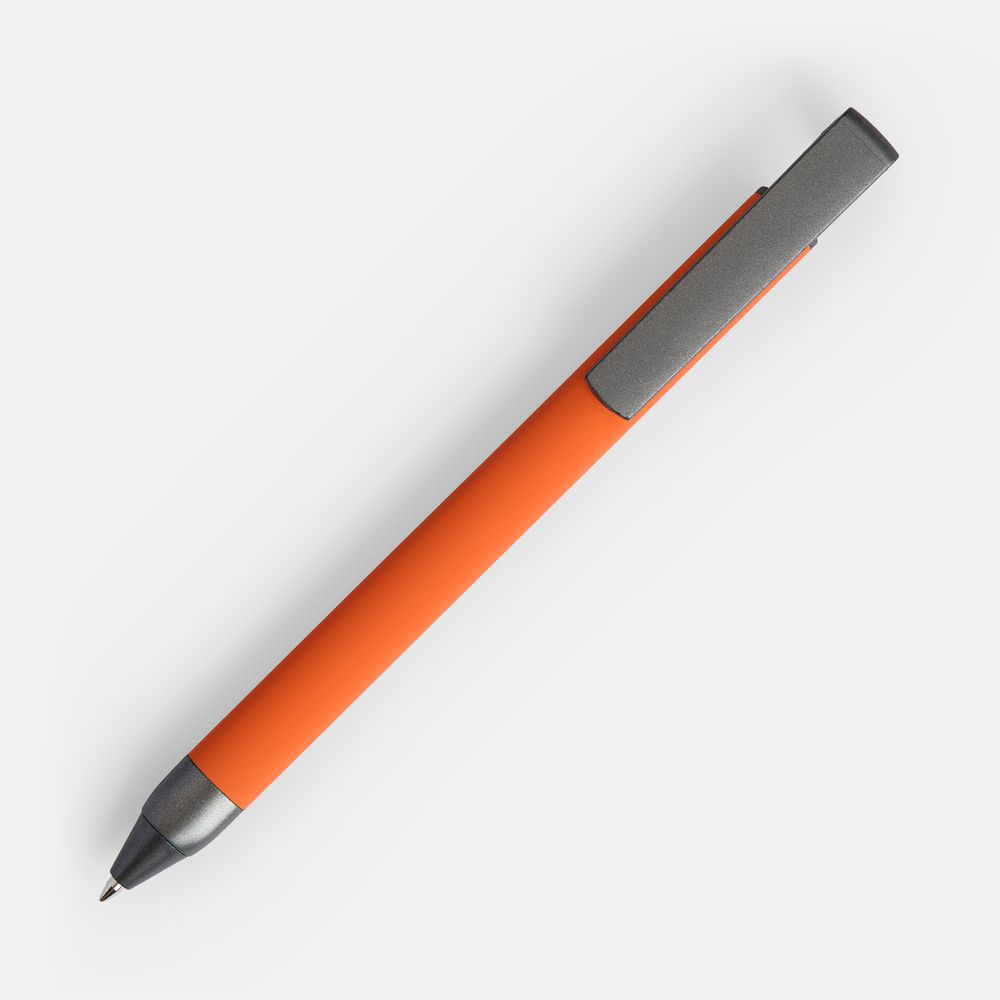 Ручка шариковая Standic с подставкой для телефона, оранжевая, фото 2
