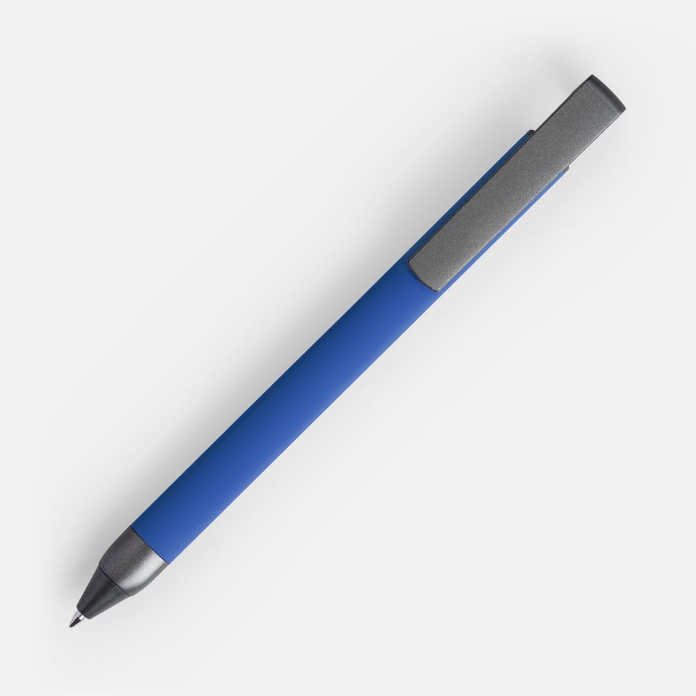 Ручка шариковая Standic с подставкой для телефона, синяя, фото 2