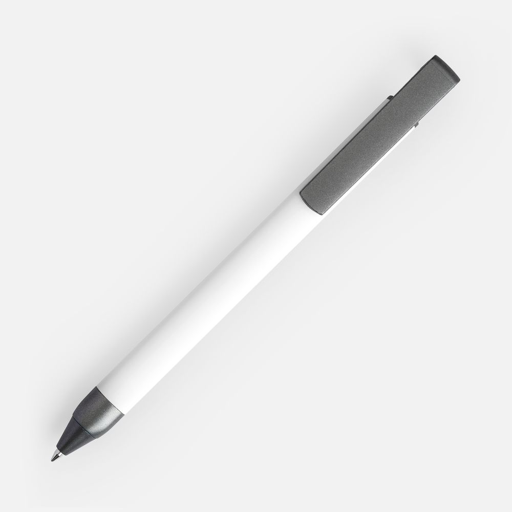 Ручка шариковая Standic с подставкой для телефона, белая, фото 2