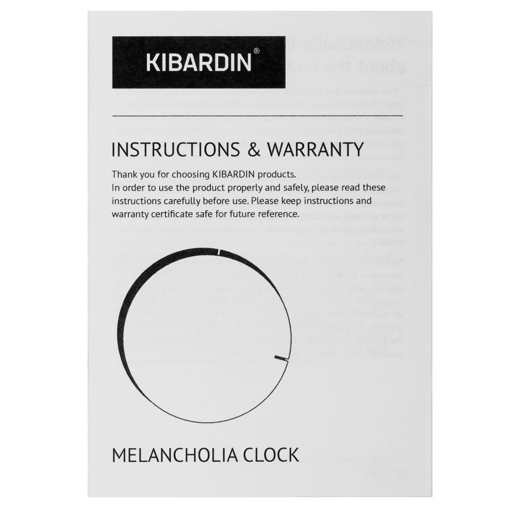 Часы настенные Melancholia Clock, черные, фото 7