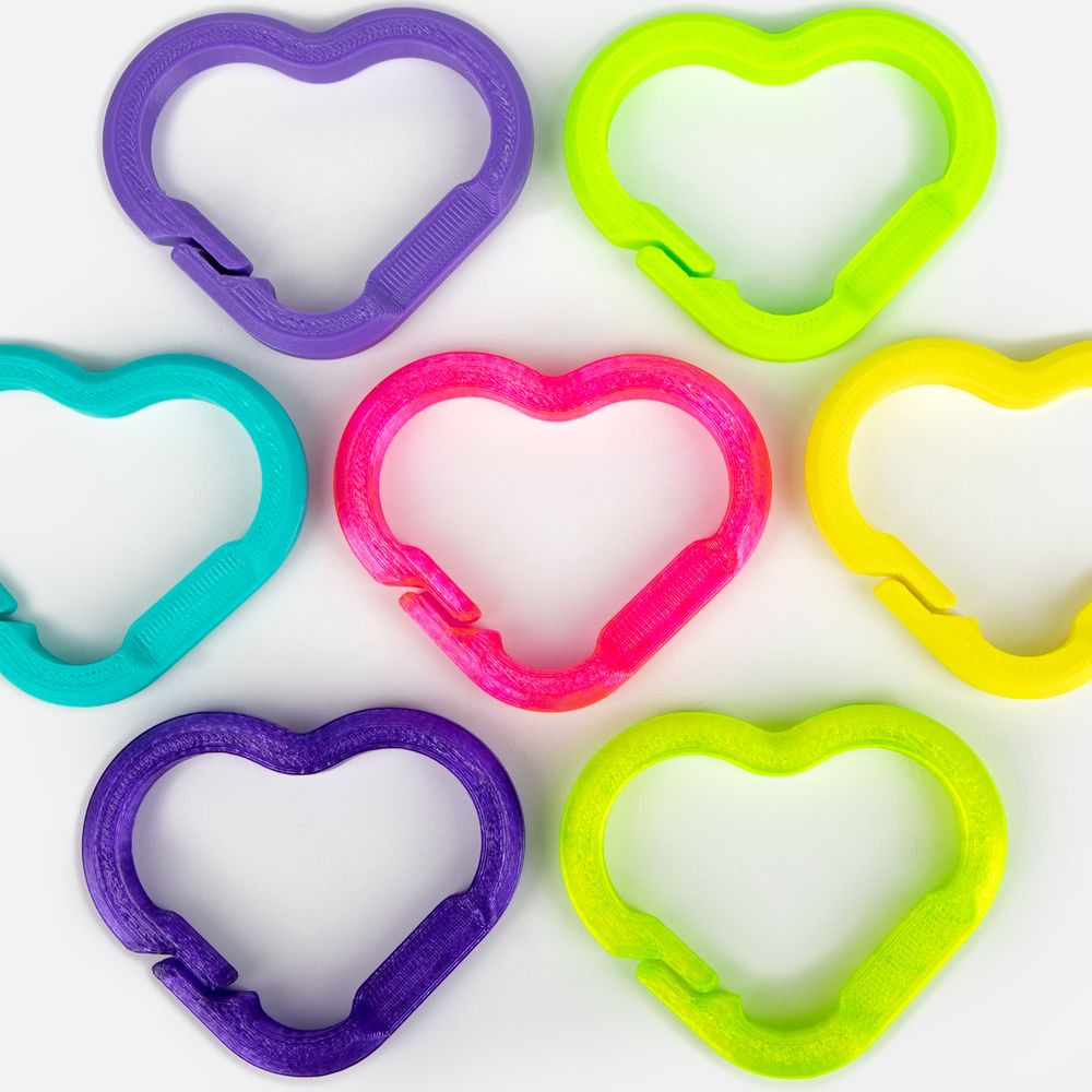 Брелок Impreso, 3D-печать на заказ, сердце, фото 2