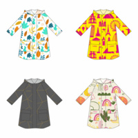 Дождевик классический RainCoat Premium на заказ, разноцветный, M/L, фото 1