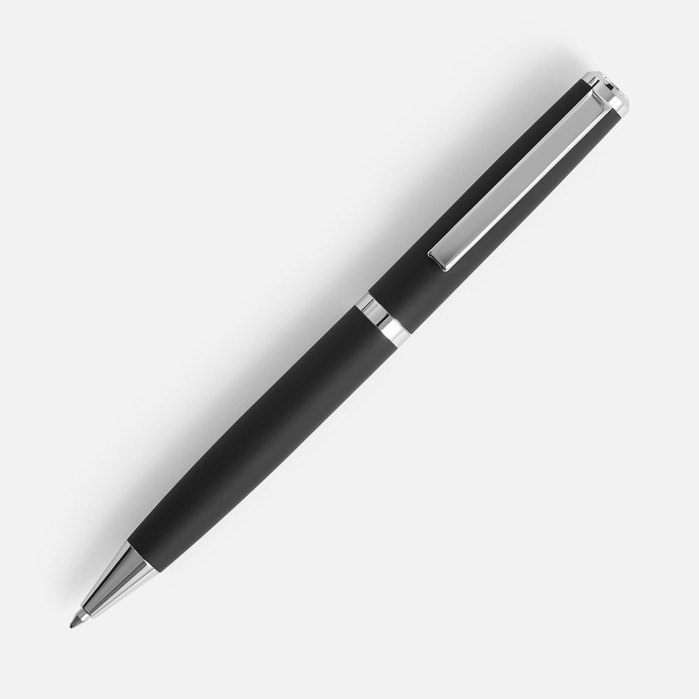 Ручка шариковая Inkish Chrome в футляре, черная, фото 2