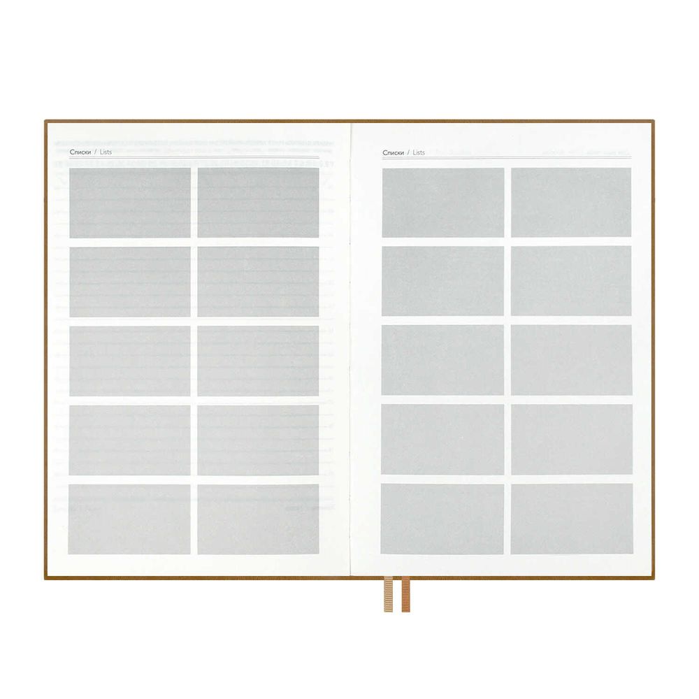 Ежедневник-органайзер Twill, недатированный, коричневый, фото 6