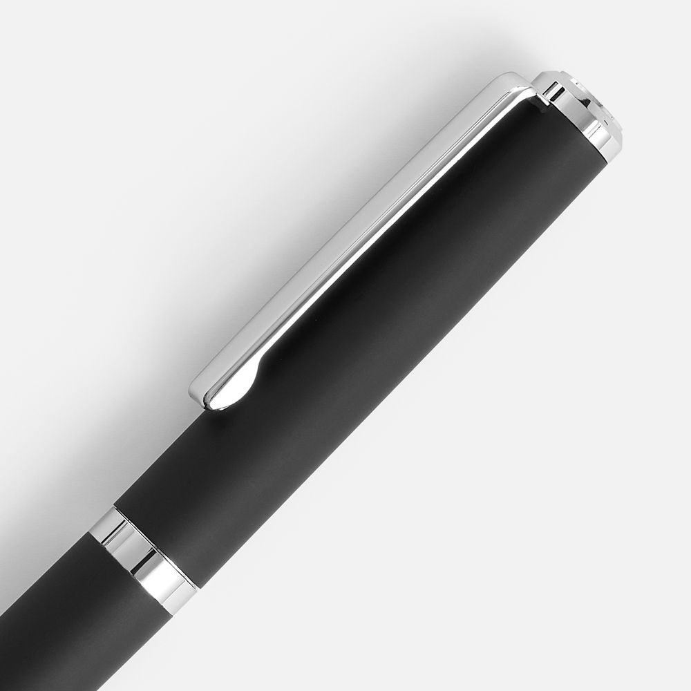 Ручка шариковая Inkish Chrome в футляре, черная, фото 3