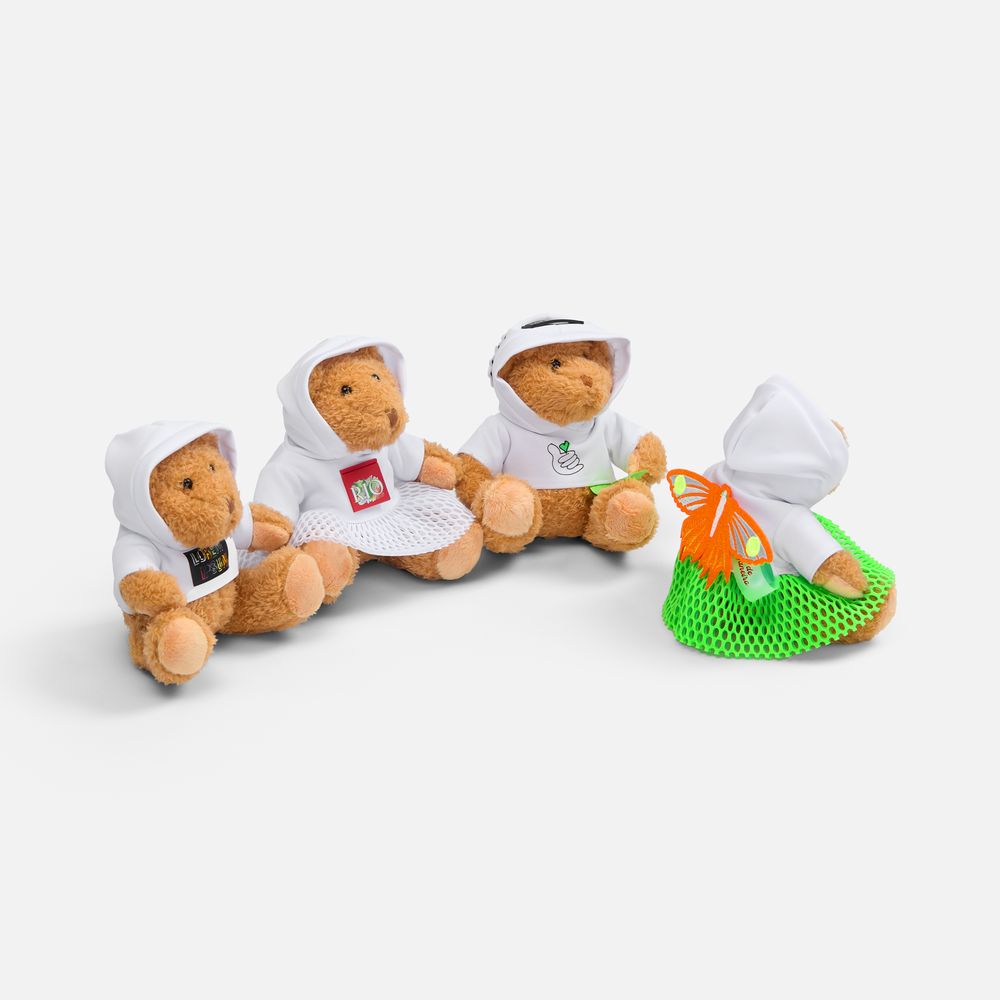 Мягкая игрушка «Мишка Cuddleton» в белом худи, фото 10