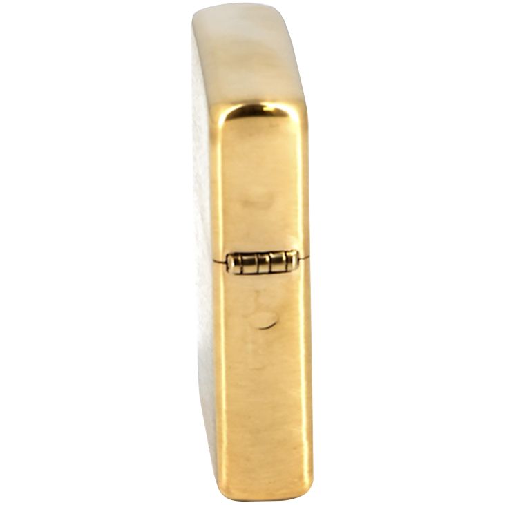 Зажигалка Zippo Classic Brushed, золотистая, фото 2