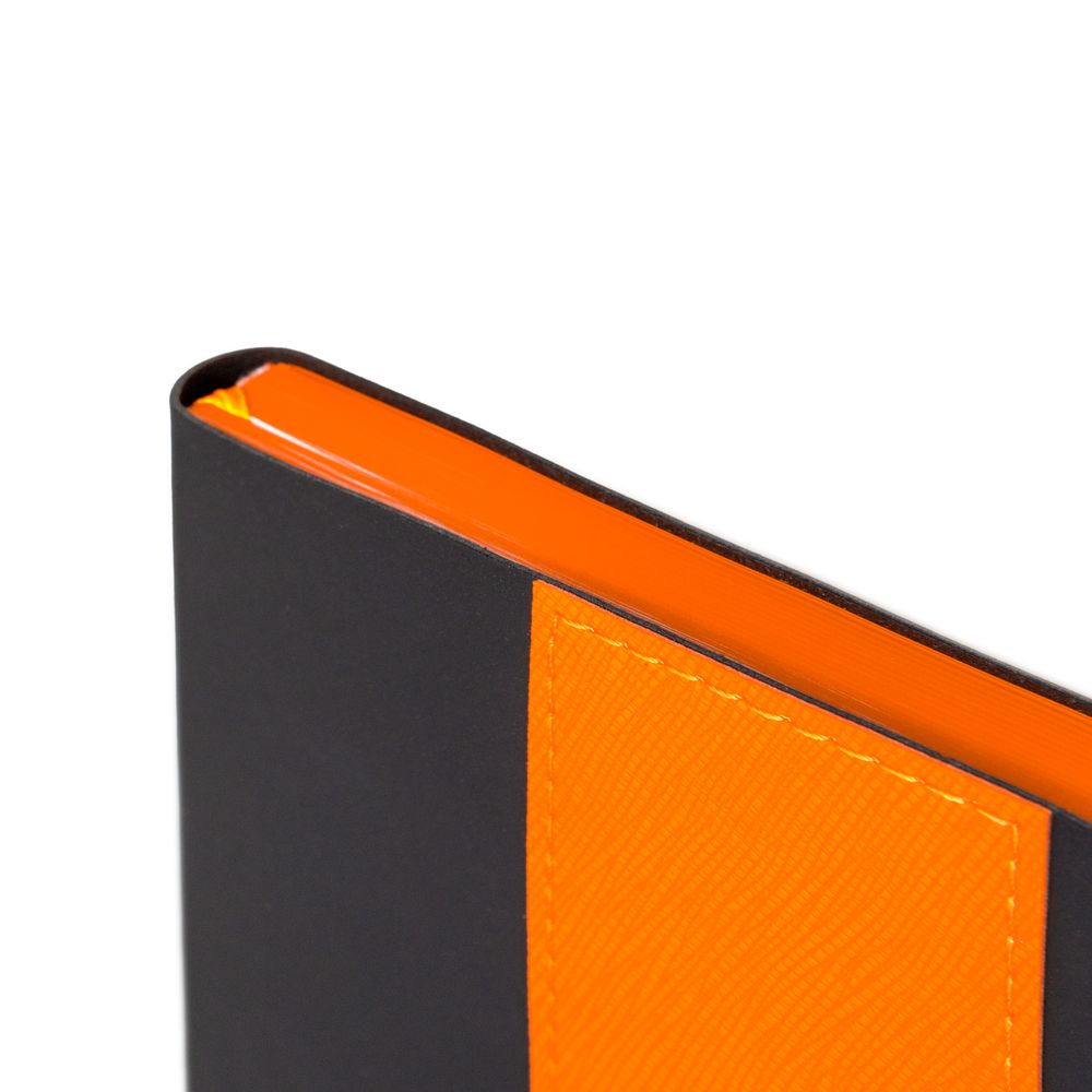Ежедневник Bookmark, недатированный, черный с оранжевым, фото 6