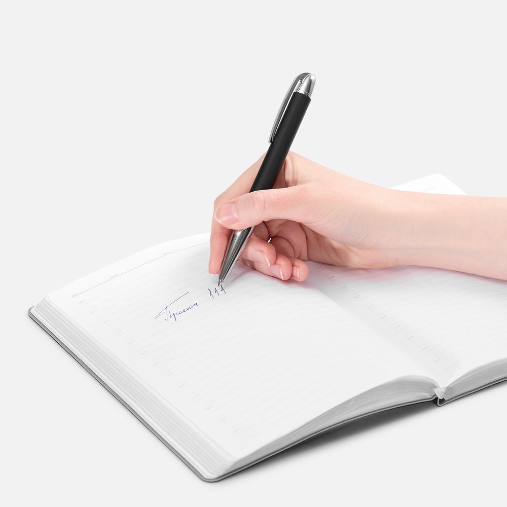 Ручка шариковая Arc Soft Touch, черная, фото 4