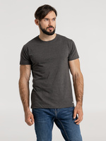 Футболка унисекс Firm Wear, черный меланж, фото 1