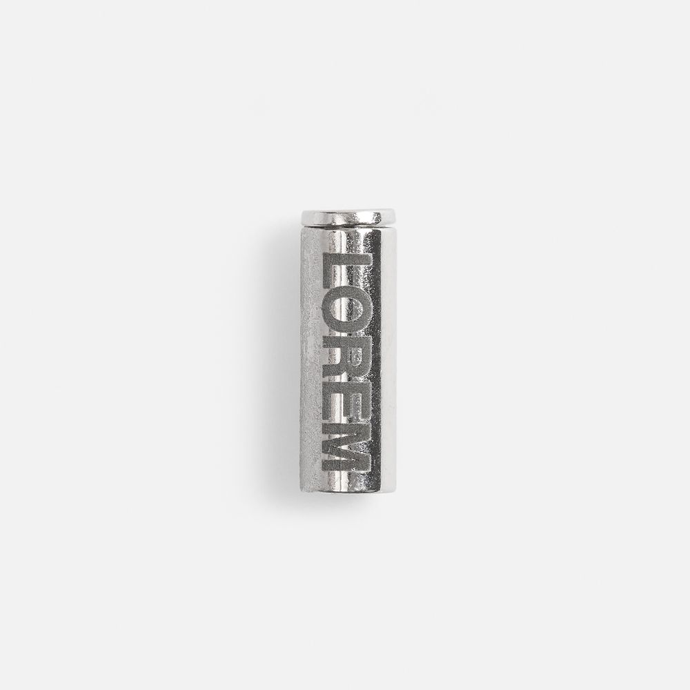 Наконечник для шнурка Nozzle, ver.2, серебристый, фото 11