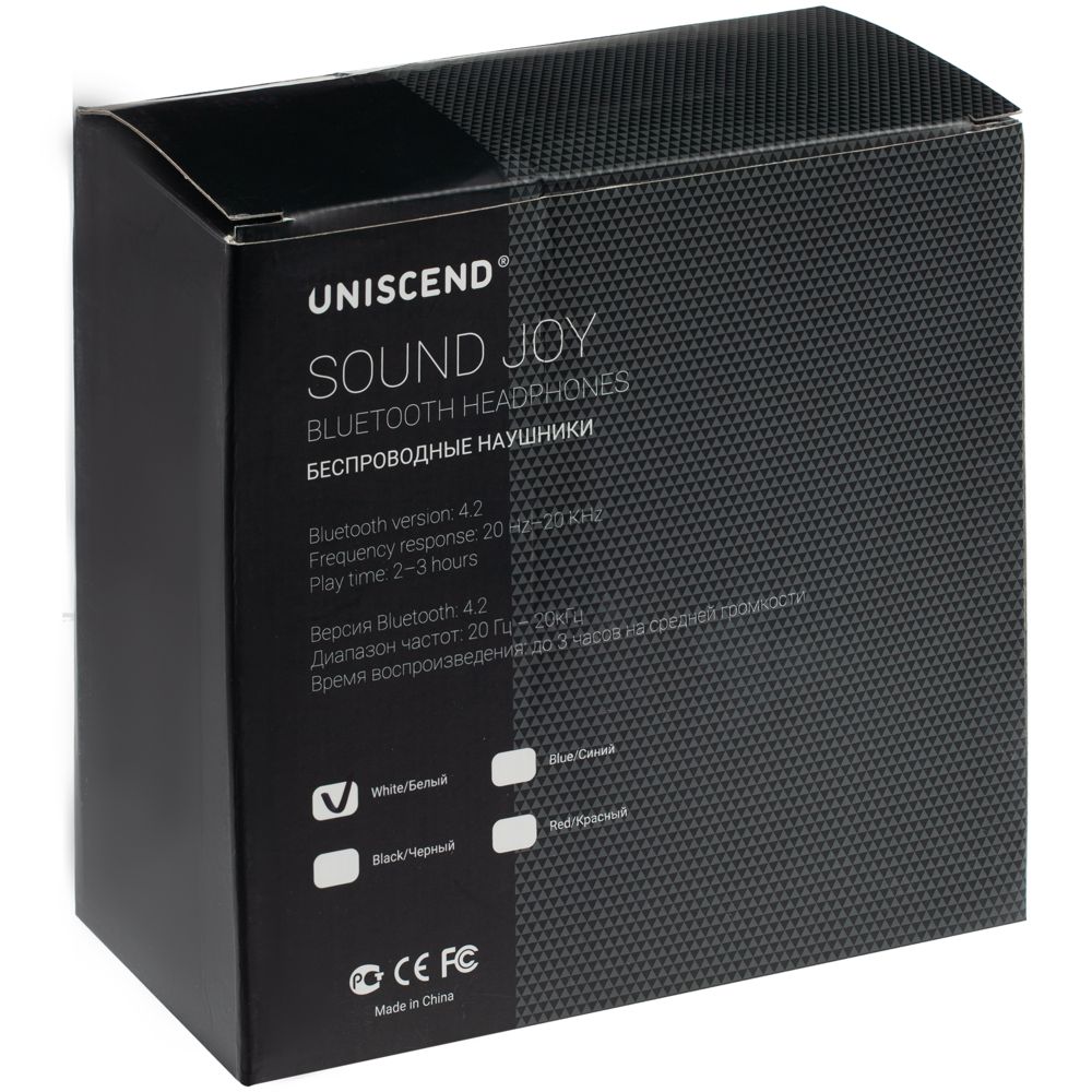 Беспроводные наушники Uniscend Sound Joy, белые, фото 8