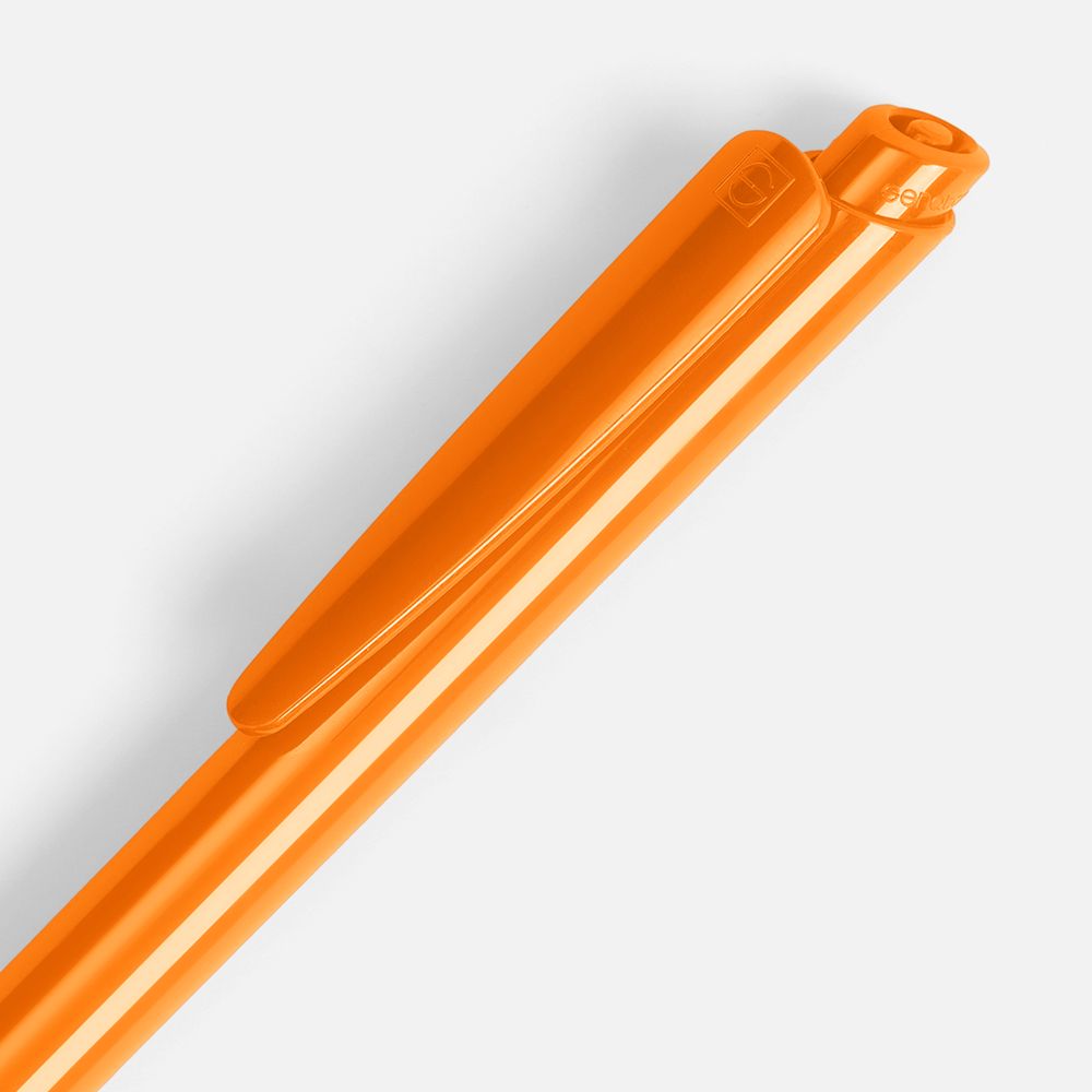 Ручка шариковая Senator Dart Polished, оранжевая, фото 3