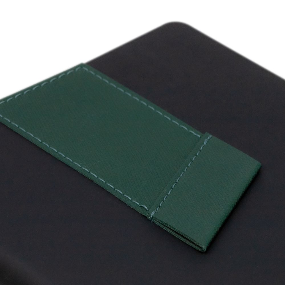 Ежедневник Bookmark, недатированный, черный с зеленым, фото 5