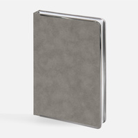 Ежедневник Metal Frame на заказ, датированный, серый, фото 1