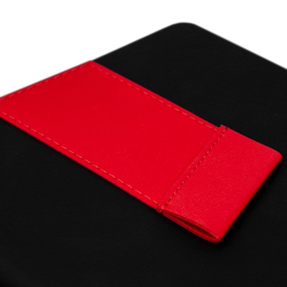 Ежедневник Bookmark, недатированный, черный с красным, фото 5