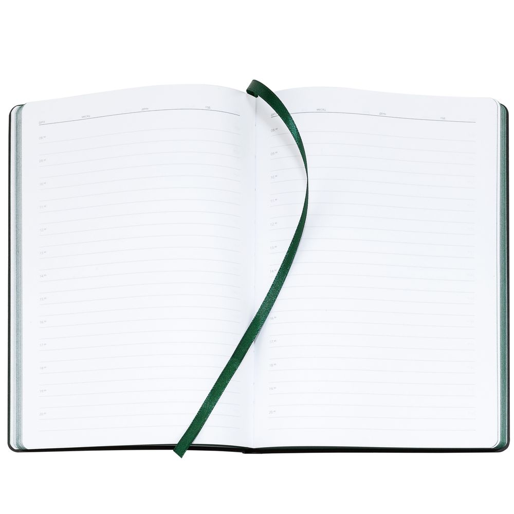 Ежедневник Bookmark, недатированный, черный с зеленым, фото 7