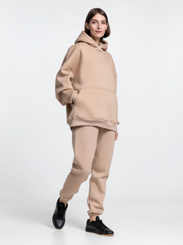 Худи Kulonga Oversize, бежевое, фото 9