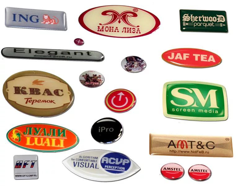 Объемные наклейки под смолой Sticker Pack на заказ, фото 4