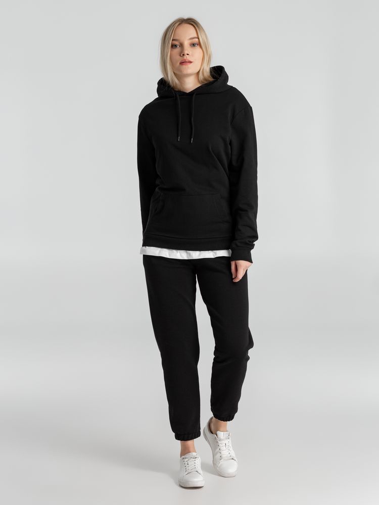 Толстовка с капюшоном унисекс Hoodie, черная, фото 11