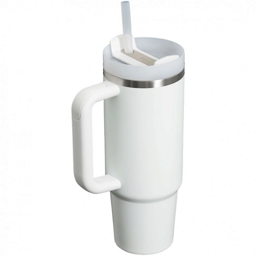 Термокружка Quencher H2.0 1180 с трубочкой, белая, фото 2