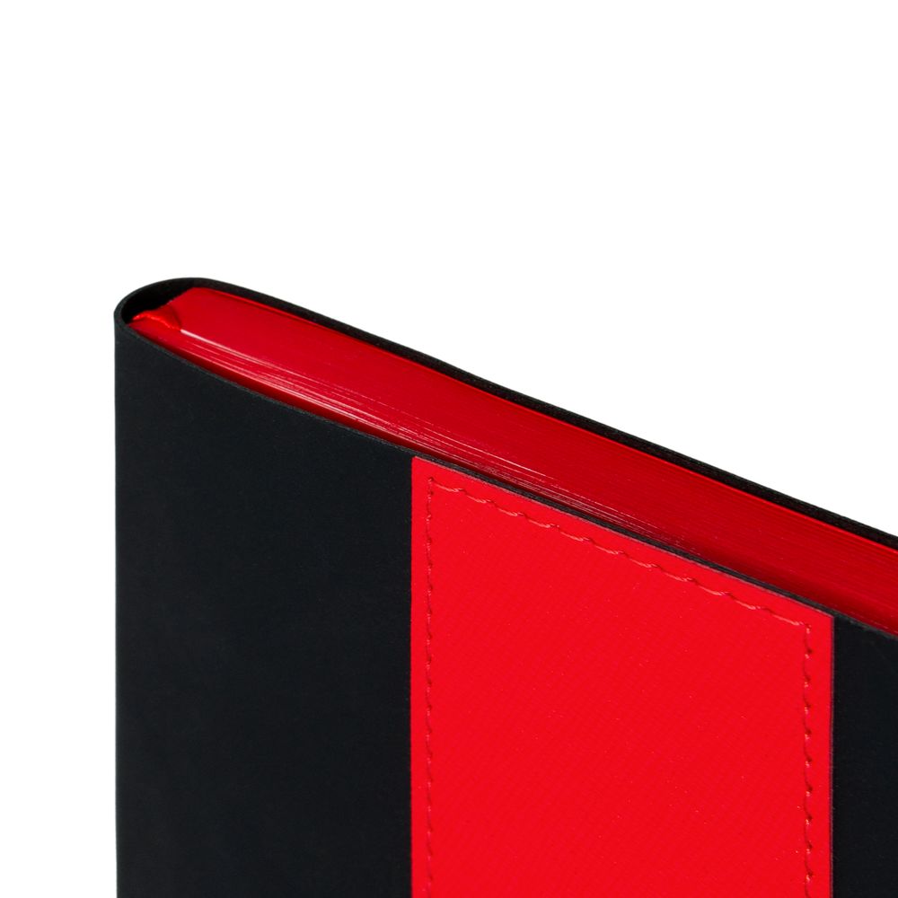 Ежедневник Bookmark, недатированный, черный с красным, фото 6