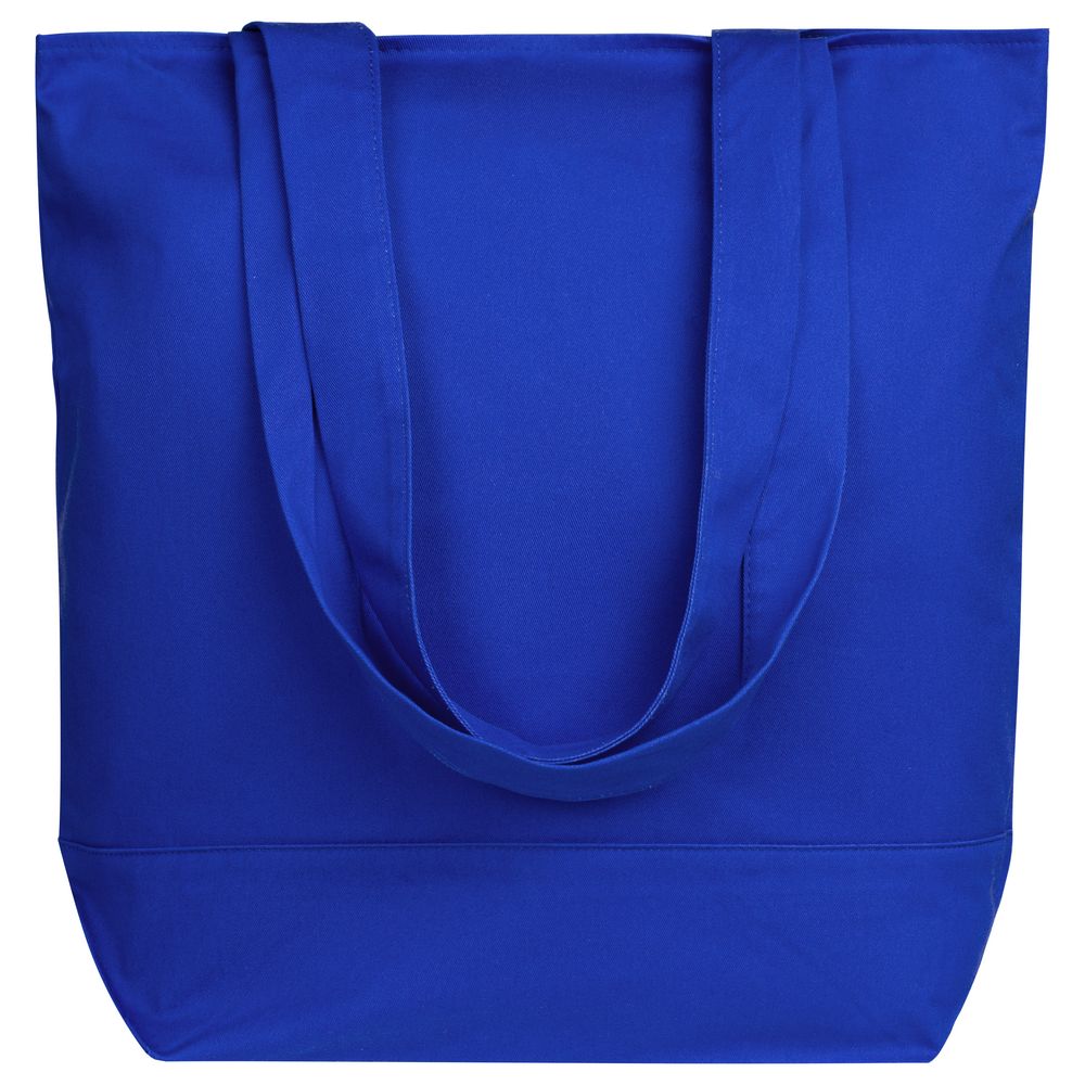 Сумка для покупок на молнии Shopaholic Zip, синяя, фото 2