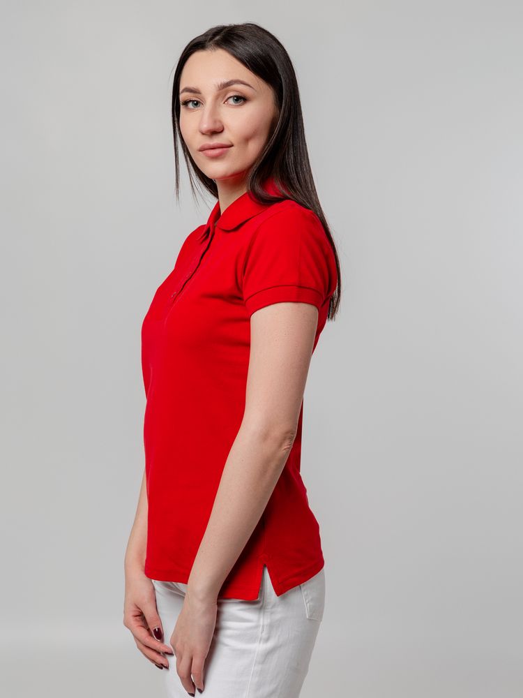 Рубашка поло женская Virma Premium Lady, красная, фото 7