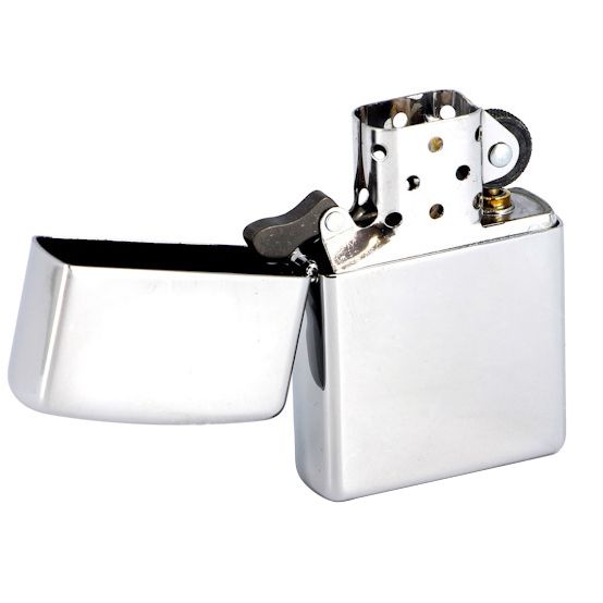 Зажигалка Zippo Classic High Polish, серебристая, фото 2