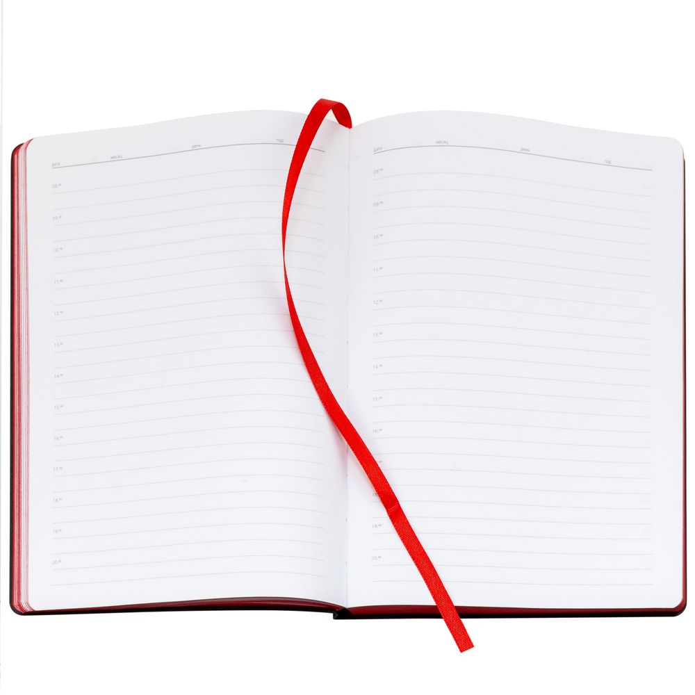 Ежедневник Bookmark, недатированный, черный с красным, фото 7
