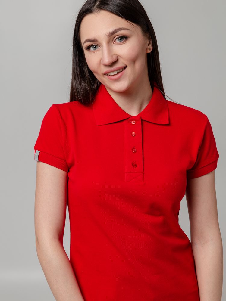 Рубашка поло женская Virma Premium Lady, красная, фото 10