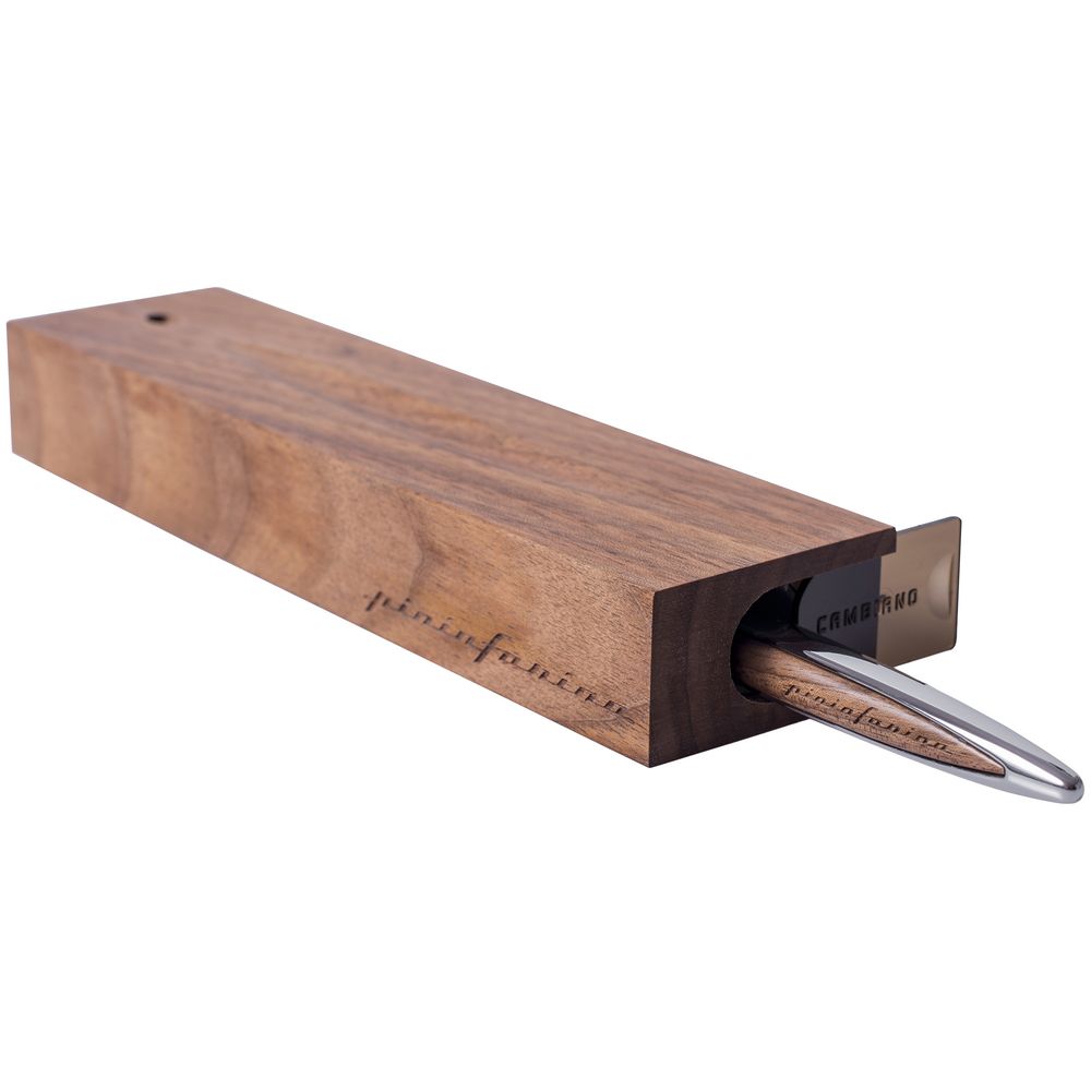 Шариковая ручка Cambiano Shiny Chrome Walnut, фото 4