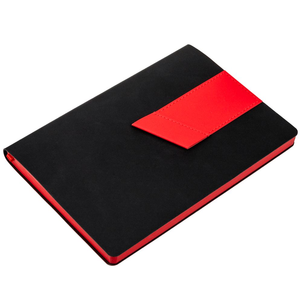 Ежедневник Bookmark, недатированный, черный с красным, фото 3