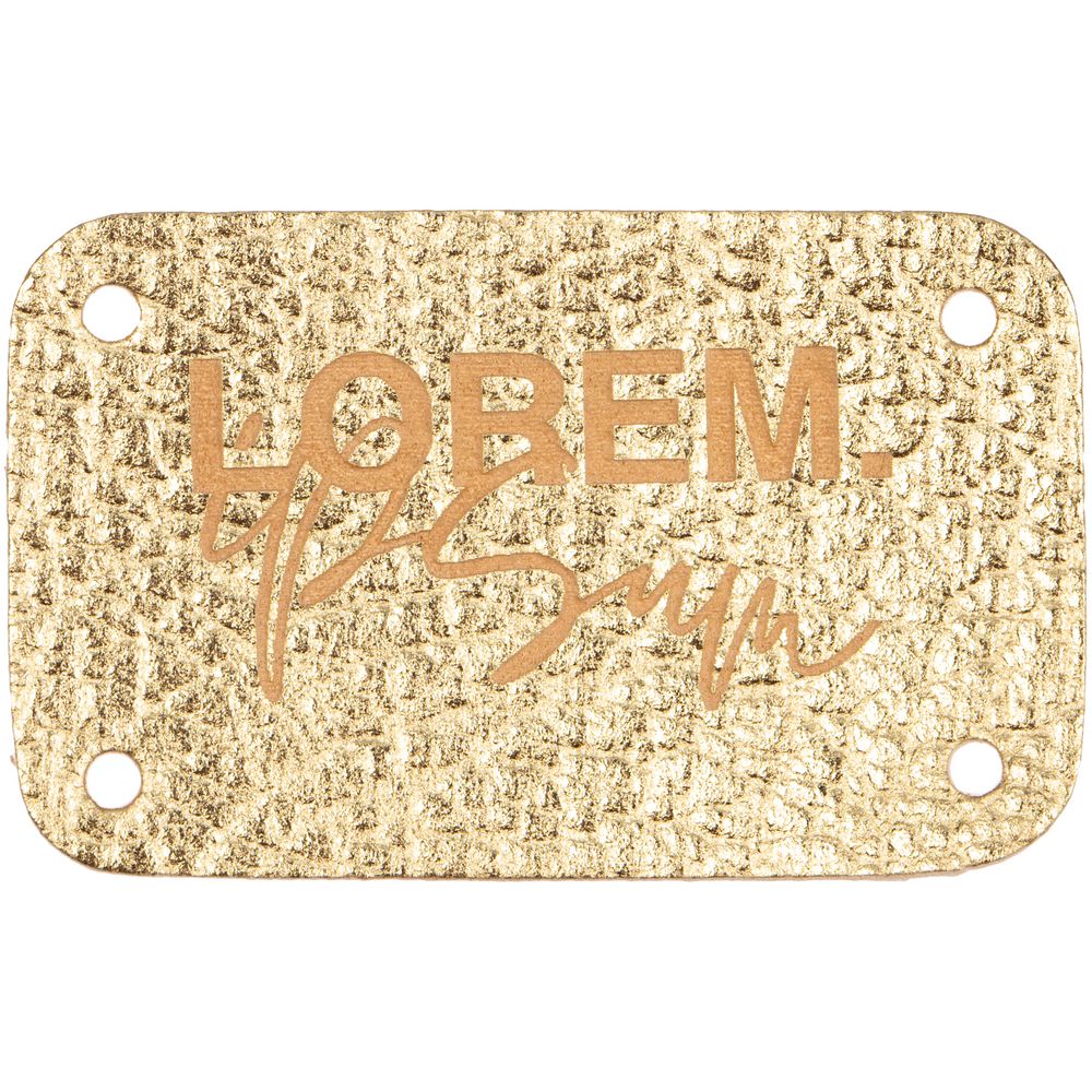 Лейбл Corolla Metal, S, золотой, фото 3