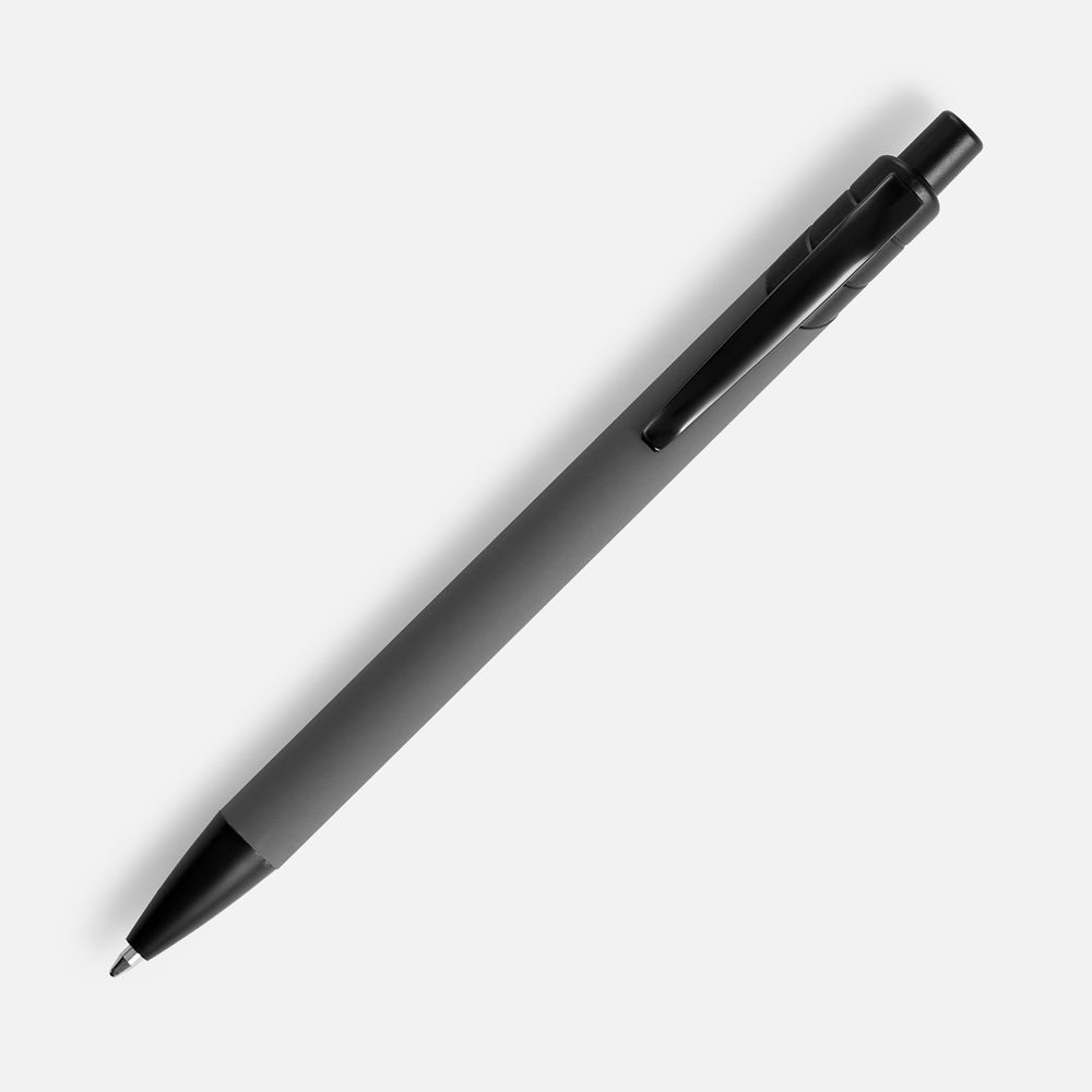 Ручка шариковая Undertone Black Soft Touch, серая, фото 2