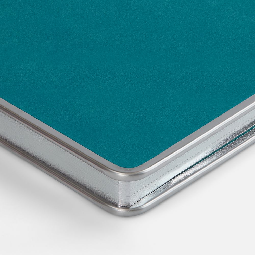 Ежедневник Metal Frame на заказ, датированный, бирюзовый, фото 6