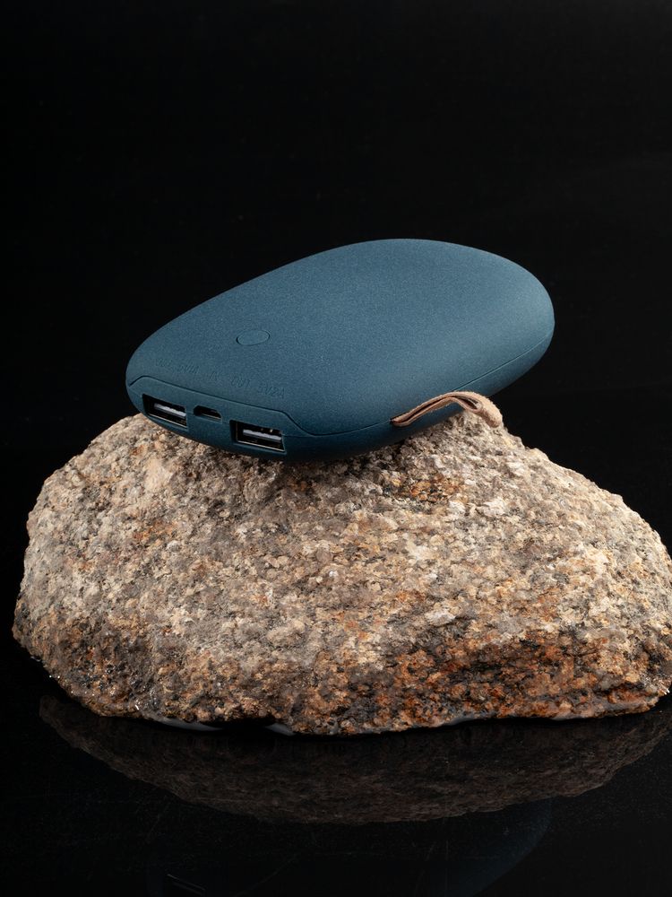 Внешний аккумулятор Pebble 7800 мАч, серо-синий, фото 5