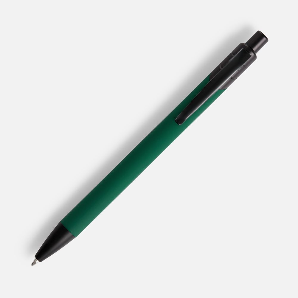 Ручка шариковая Undertone Black Soft Touch, зеленая, фото 2