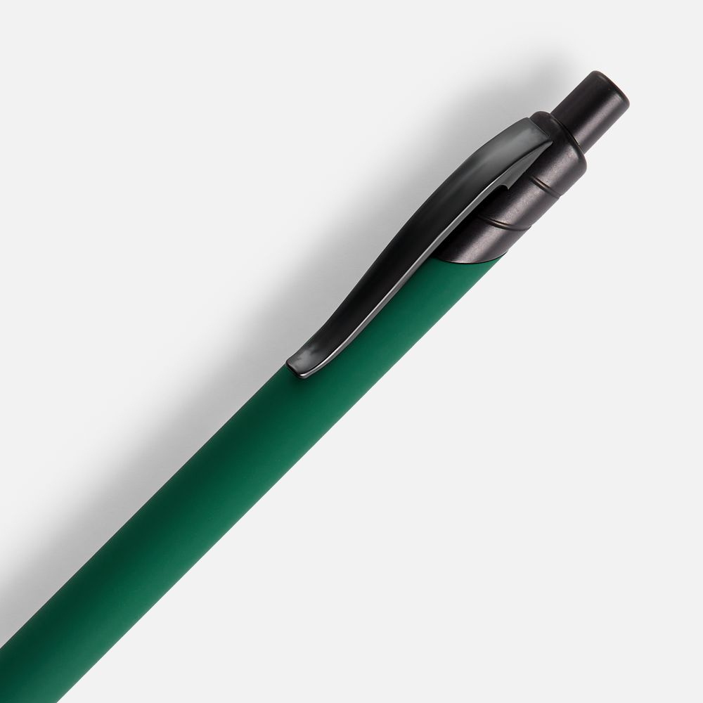 Ручка шариковая Undertone Black Soft Touch, зеленая, фото 3