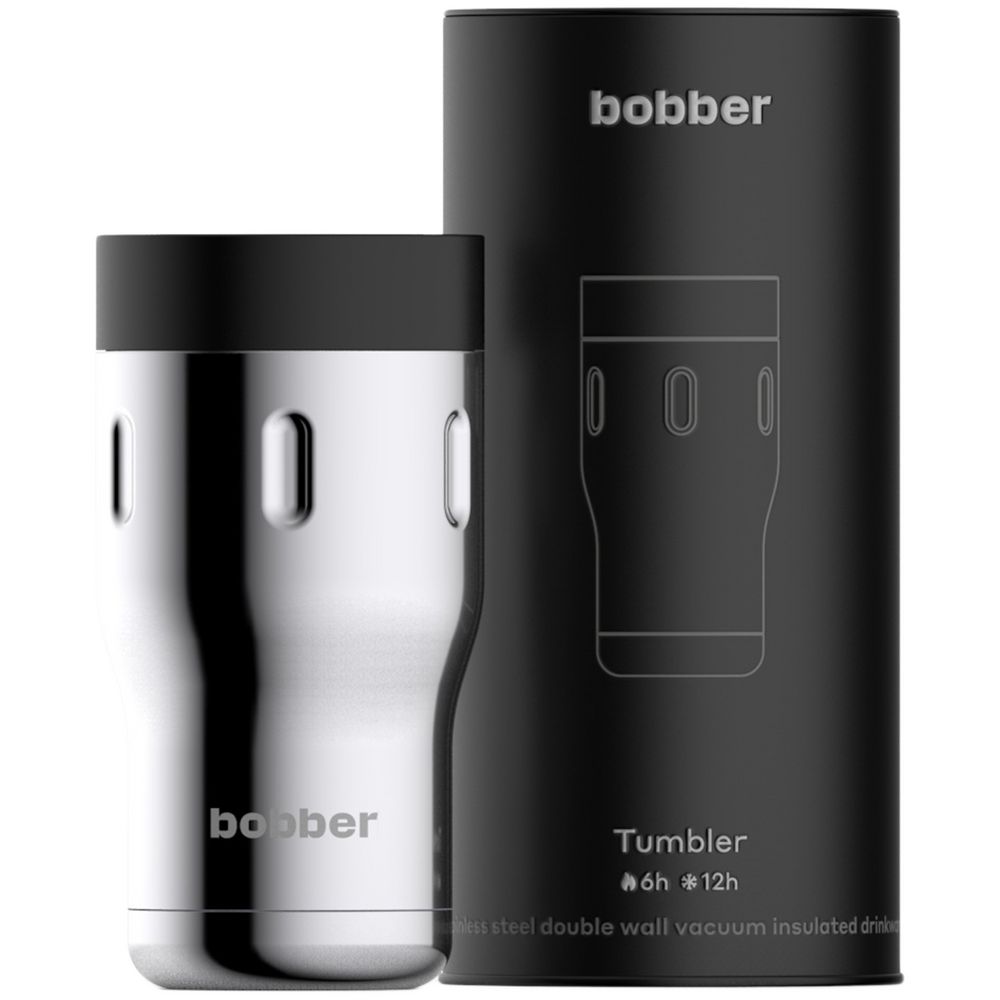 Термостакан Tumbler 350, вакуумный, стальной зеркальный, фото 2