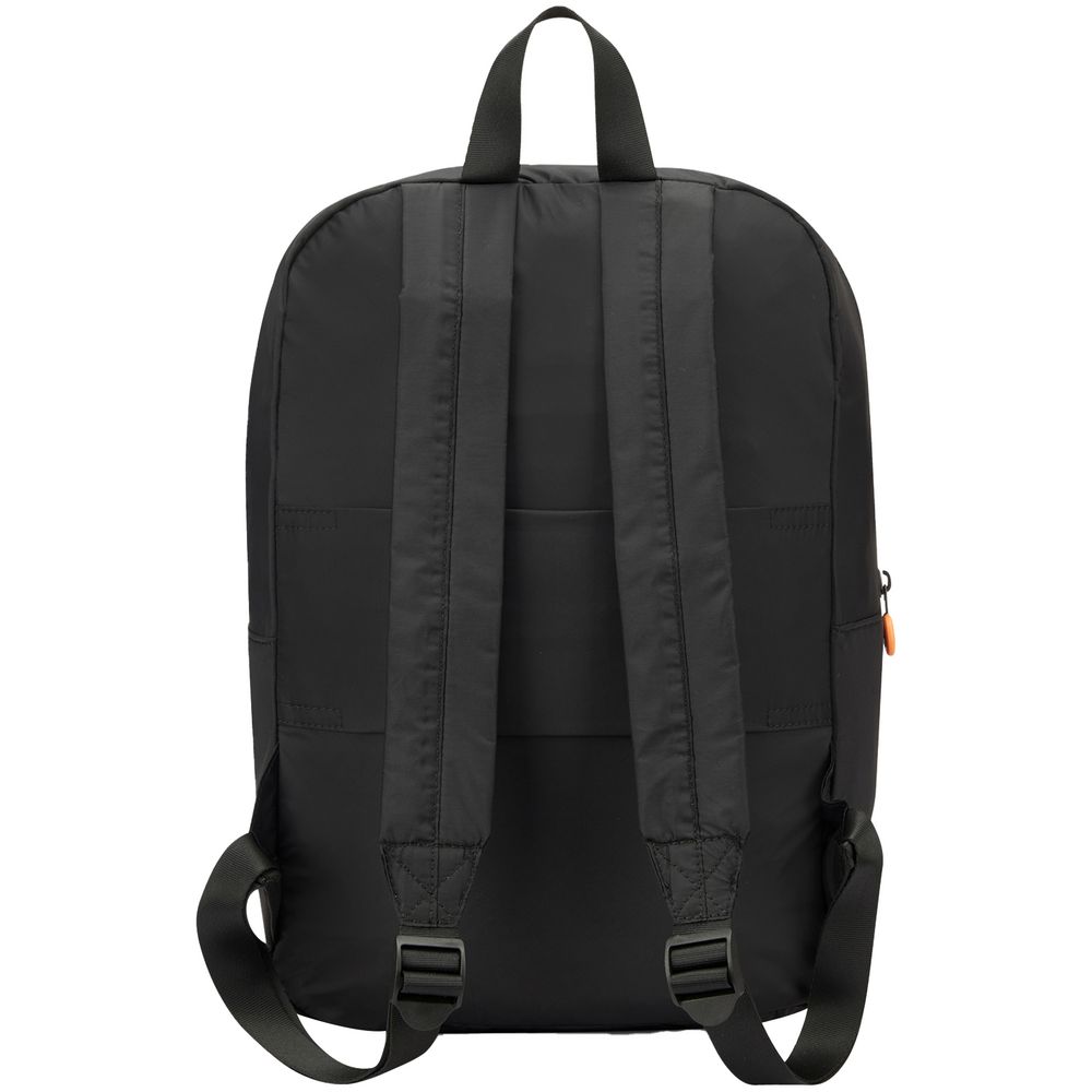 Складной рюкзак Compact Neon, черный с оранжевым, фото 4