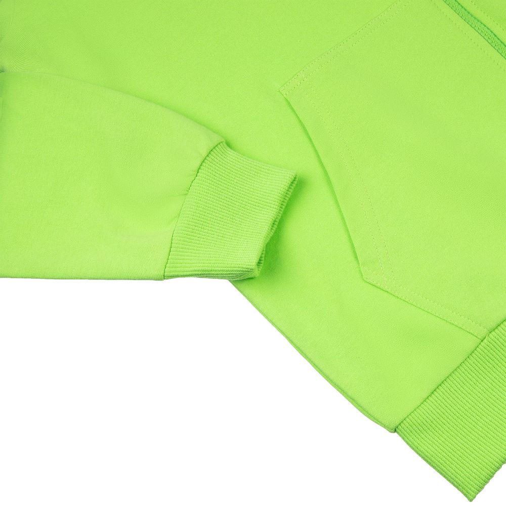 Толстовка на молнии с капюшоном Siverga 2.0, зеленое яблоко, фото 3