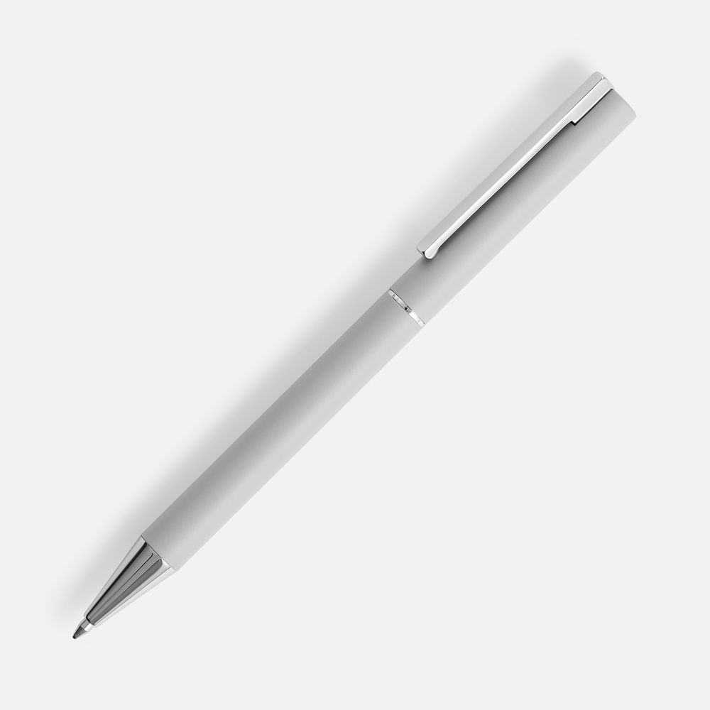 Ручка шариковая Blade Soft Touch, серая, фото 2